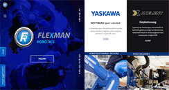 Desktop Screenshot of flexmanrobotics.hu
